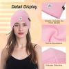 imageAmerican Trends Beanie for Men Women Winter Beanie Hat Cute Smiley Face Beanie Knit Hat Warm Soft Slouchy Beanie SmileyWorldPink