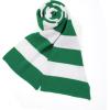 imageAmerican Trends Mens Winter Scarf Knit Striped Scarf for Fall and Winter Long Soft Knit Fashion Classic Neck ScarvesGreen  White