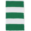 imageAmerican Trends Mens Winter Scarf Knit Striped Scarf for Fall and Winter Long Soft Knit Fashion Classic Neck ScarvesGreen  White