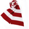 imageAmerican Trends Mens Winter Scarf Knit Striped Scarf for Fall and Winter Long Soft Knit Fashion Classic Neck ScarvesRed  White