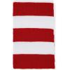 imageAmerican Trends Mens Winter Scarf Knit Striped Scarf for Fall and Winter Long Soft Knit Fashion Classic Neck ScarvesRed  White