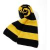 imageAmerican Trends Mens Winter Scarf Knit Striped Scarf for Fall and Winter Long Soft Knit Fashion Classic Neck ScarvesYellow
