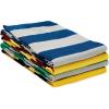 imageAmerican Trends Mens Winter Scarf Knit Striped Scarf for Fall and Winter Long Soft Knit Fashion Classic Neck ScarvesYellow