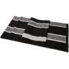 imageAmerican Trends Mens Winter Wool Scarf Plaid Tassel Scarf for Fall and Winter Long Soft Knit Fashion Classic Neck ScarvesBlack  White