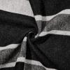 imageAmerican Trends Mens Winter Wool Scarf Plaid Tassel Scarf for Fall and Winter Long Soft Knit Fashion Classic Neck ScarvesBlack  White