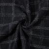 imageAmerican Trends Mens Winter Wool Scarf Plaid Tassel Scarf for Fall and Winter Long Soft Knit Fashion Classic Neck ScarvesBlack Gray Stripe