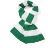 imageAmerican Trends Mens Winter Scarf Knit Striped Scarf for Fall and Winter Long Soft Knit Fashion Classic Neck ScarvesGreen  White