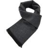 imageAmerican Trends Mens Winter Wool Scarf Plaid Tassel Scarf for Fall and Winter Long Soft Knit Fashion Classic Neck ScarvesGrey
