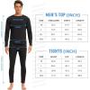 imageAmerican Trends Mens Thermal Underwear Ultra Soft Long Johns with Fleece Lined Base LayerGrey