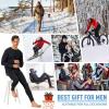 imageAmerican Trends Mens Thermal Underwear Ultra Soft Long Johns with Fleece Lined Base LayerGrey