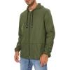 imageAmerican Trends Raincoat for Men Waterproof with Hood Mens Rain Jacket Windbreaker Jackets Rain CoatArmy Green