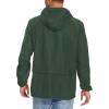 imageAmerican Trends Raincoat for Men Waterproof with Hood Mens Rain Jacket Windbreaker Jackets Rain CoatDark Green