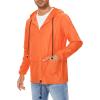 imageAmerican Trends Raincoat for Men Waterproof with Hood Mens Rain Jacket Windbreaker Jackets Rain CoatHot Pepper