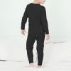 imageAmerican Trends Boys Thermal Underwear Set Kids Long Johns Set Fleece Lined Base Layer Soft Warm Winter Thermals Sets for Toddler Black 2T3T