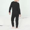 imageAmerican Trends Boys Thermal Underwear Set Toddler Long Johns Set Fleece Lined Base Layer Winter Thermals Sets for KidsBlack