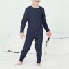 imageAmerican Trends Boys Thermal Underwear Set Toddler Long Johns Set Fleece Lined Base Layer Winter Thermals Sets for KidsNavy