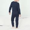 imageAmerican Trends Boys Thermal Underwear Set Toddler Long Johns Set Fleece Lined Base Layer Winter Thermals Sets for KidsNavy