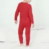 imageAmerican Trends Boys Thermal Underwear Set Toddler Long Johns Set Fleece Lined Base Layer Winter Thermals Sets for KidsRed