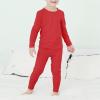 imageAmerican Trends Boys Thermal Underwear Set Toddler Long Johns Set Fleece Lined Base Layer Winter Thermals Sets for KidsRed