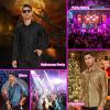 imageAmerican Trends Mens Disco Outfits Shirts Sequins Long Sleeve Metallic Button Down Shirt 70s Outfits for Men Party CostumeGold