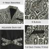 imageAmerican Trends Mens Suit Vest Victorian Suit Steampunk Gothic Waistcoat VNeck Business Dress Formal Vest Wedding PartyGold