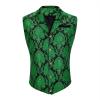 imageAmerican Trends Mens Suit Vest Victorian Suit Steampunk Gothic Waistcoat VNeck Business Dress Formal Vest Wedding PartyGreen Black