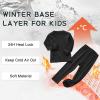 imageAmerican Trends Thermal Underwear Set Kids Long Johns Fleece Lined Boys Girls Base Layer Thermal Set for WinterApink