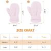 imageAmerican Trends Toddler Mittens 3 Pairs Toddler Snow Gloves Warm Fleece Kids Winter Gloves for Baby Boys GirlsPink