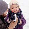 imageAmerican Trends Toddler Mittens 3 Pairs Toddler Snow Gloves Warm Fleece Kids Winter Gloves for Baby Boys GirlsPink
