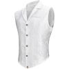 imageAmerican Trends Mens Suit Vest Victorian Suit Steampunk Gothic Waistcoat VNeck Business Dress Formal Vest Wedding PartyWhite