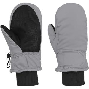 imageAmerican Trends Toddler Mittens Boys Snow Waterproof Ski Mitten Fleece Warm Winter Kids Gloves for Baby Boy GirlGrey