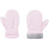 imageAmerican Trends 2 Pairs Toddler Mittens Unisex Lined Fleece Gloves Winter Warm kids Mitten for Baby Boys and GirlsDark Pinkpink