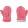 imageAmerican Trends 2 Pairs Toddler Mittens Unisex Lined Fleece Gloves Winter Warm kids Mitten for Baby Boys and GirlsDark Pinkpink