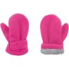 imageAmerican Trends 2 Pairs Toddler Mittens Unisex Lined Fleece Gloves Winter Warm kids Mitten for Baby Boys and GirlsPurplerose Red