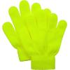 imageAmerican Trends 6 Pairs Kids Magic Gloves Winter Warm Full Fingers Gloves Soft Knitted Mittens for Baby Boys GirlsYellowredorange