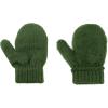 imageAmerican Trends Kids Winter Toddler Mittens Multicolor Soft Knitted Gloves Thick Cold Protection MittenA Green