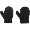 imageAmerican Trends Kids Winter Toddler Mittens Multicolor Soft Knitted Gloves Thick Cold Protection MittenC Blackgraywine