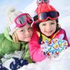 imageAmerican Trends Lined Fleece Toddler Mittens Kids Winter Ski Gloves Waterproof Snow Baby Mitten for Boys GirlsBaby Navy Print