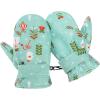 imageAmerican Trends Lined Fleece Toddler Mittens Kids Winter Ski Gloves Waterproof Snow Baby Mitten for Boys GirlsChristmas Man