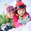 imageAmerican Trends Lined Fleece Toddler Mittens Kids Winter Ski Gloves Waterproof Snow Baby Mitten for Boys GirlsColorful