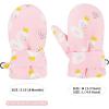 imageAmerican Trends Lined Fleece Toddler Mittens Kids Winter Ski Gloves Waterproof Snow Baby Mitten for Boys GirlsPink Swan