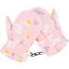 imageAmerican Trends Lined Fleece Toddler Mittens Kids Winter Ski Gloves Waterproof Snow Baby Mitten for Boys GirlsPink Swan