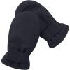 imageAmerican Trends Lined Fleece Toddler Mittens Kids Winter Ski Gloves Waterproof Snow Baby Mitten for Boys GirlsPure Black