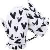 imageAmerican Trends Lined Fleece Toddler Mittens Kids Winter Ski Gloves Waterproof Snow Baby Mitten for Boys GirlsWhite Love