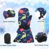 imageAmerican Trends Toddler Mittens Snow Boys Waterproof Gloves Kids Ski Winter Gloves for Girls Infant Baby MittensGreen Foxwith Thumb