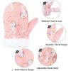 imageAmerican Trends Toddler Mittens Warm Kids Lined Fleece Gloves Winter Ski Gloves Snow Waterproof Mittens for Baby Boys GirlsDinosaur Blue  Seahorse Pink