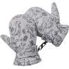 imageAmerican Trends Toddler Mittens Warm Kids Lined Fleece Gloves Winter Ski Gloves Snow Waterproof Mittens for Baby Boys GirlsGrey Print