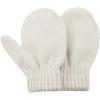 imageAmerican Trends Toddler Mittens Kids Soft Knitted Winter Gloves Warm Thick Cold Protection Gloves for Baby Boys GirlsWhite