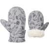 imageAmerican Trends Toddler Mittens Warm Kids Lined Fleece Gloves Winter Ski Gloves Snow Waterproof Mittens for Baby Boys GirlsGrey Print