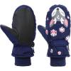 imageAmerican Trends Toddler Waterproof Gloves Boys Girls Kids Winter Gloves Baby Mittens Ski Warm SnowNavy